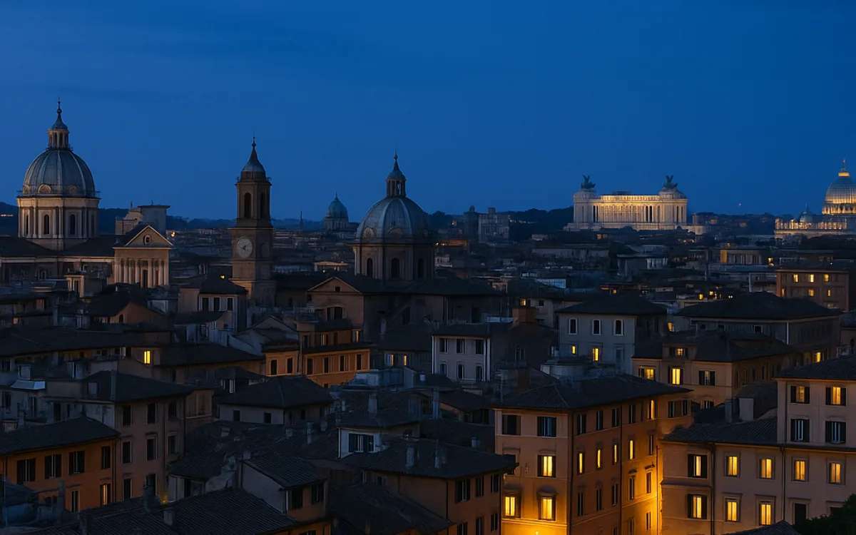 City view of Rome